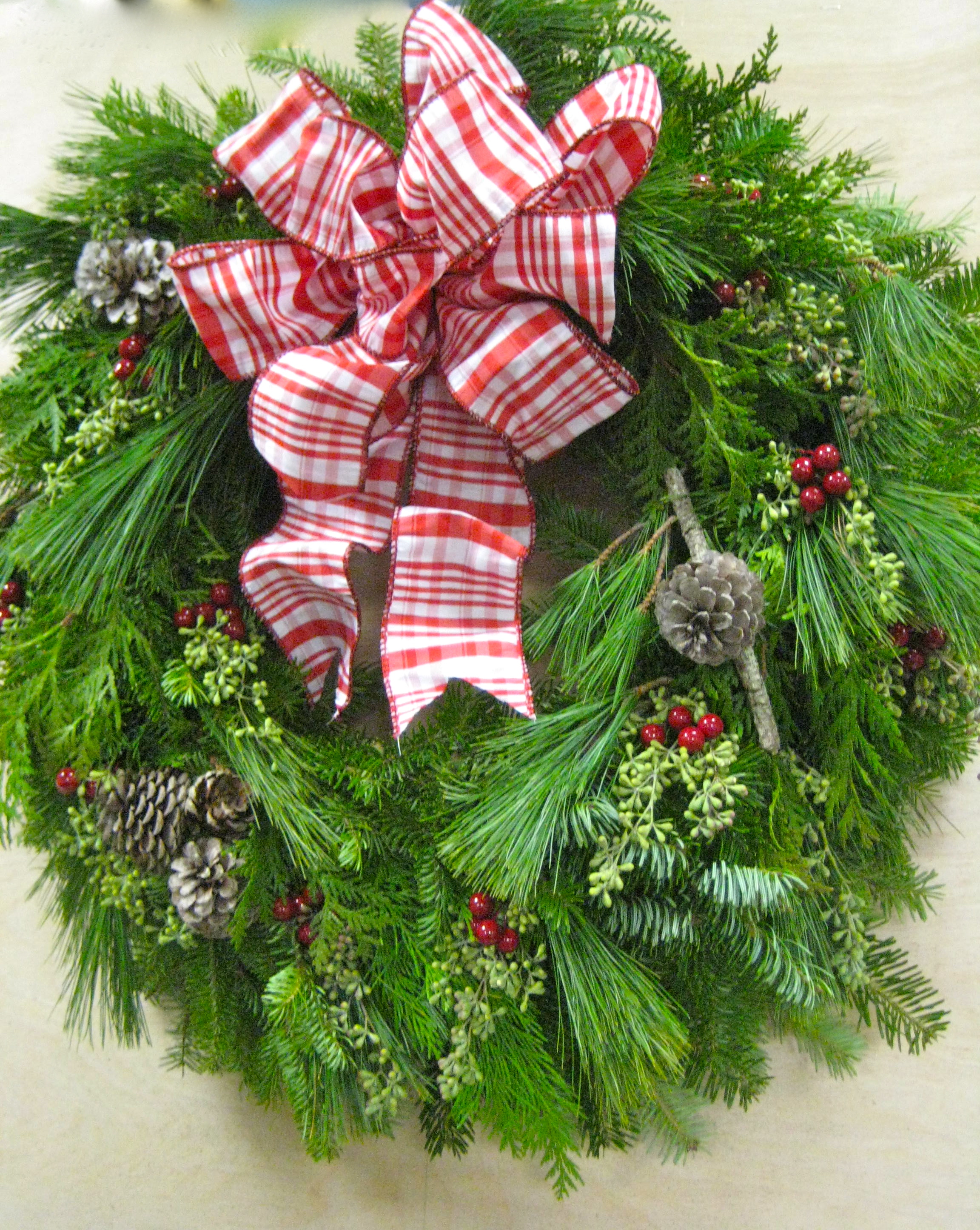 Wreath of the Day – Candy Canes