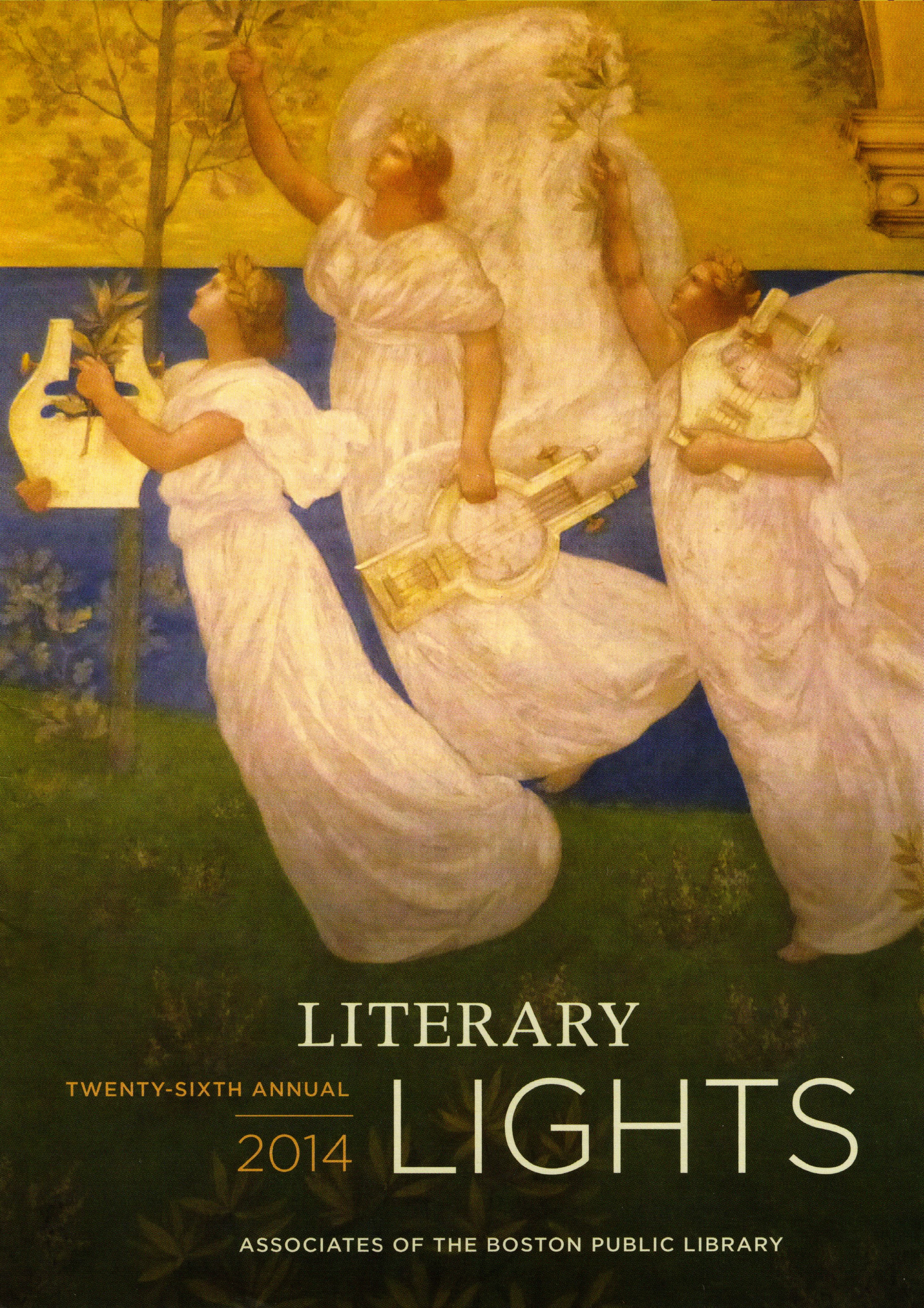 Sunday, April 13, 6:00 pm – 9:00 pm – Literary Lights Dinner