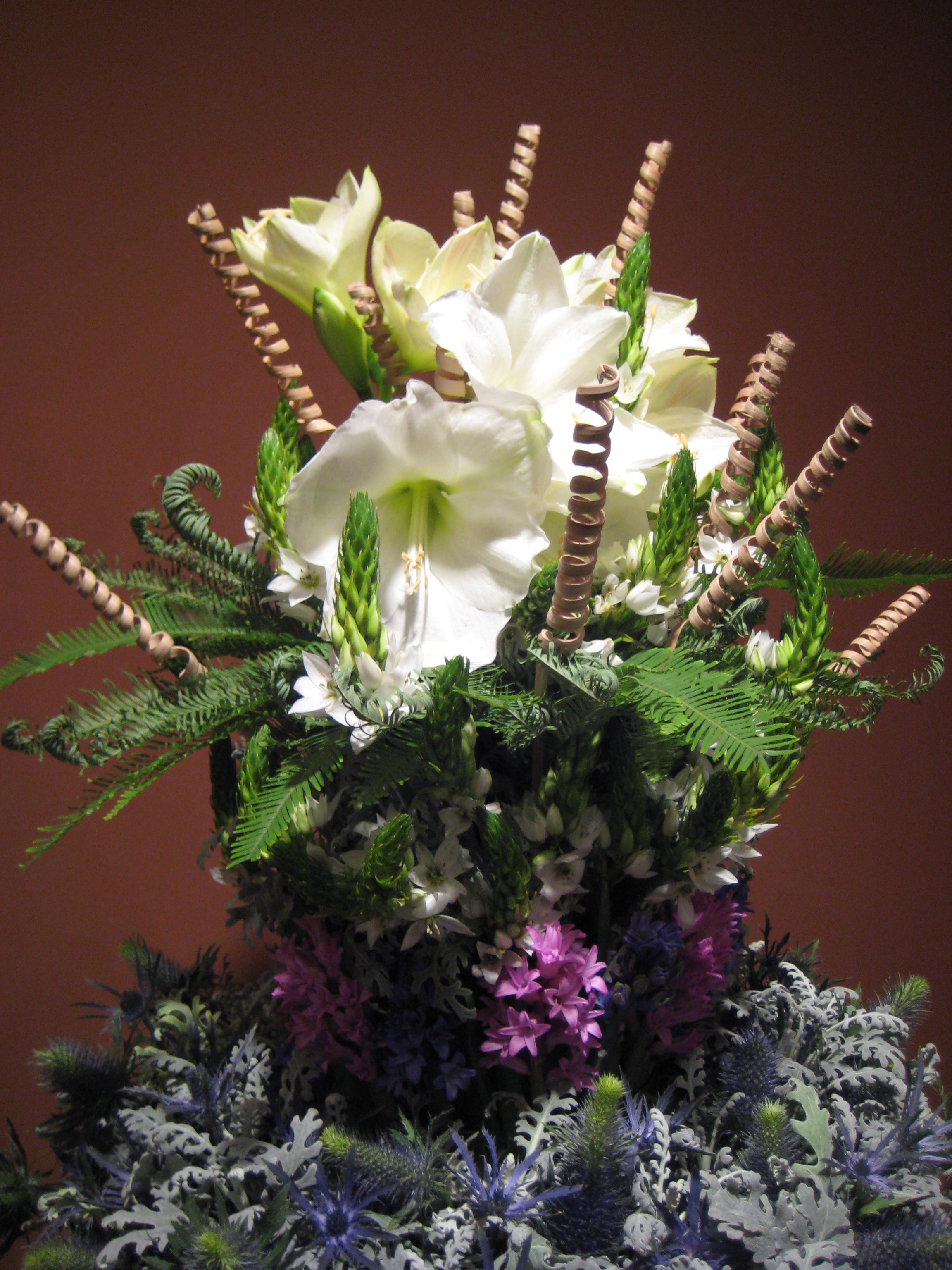 Mondays, October 6, November 3, and March 23, 10:00 am – 12:00 noon – Back to Basics: Designing Principles in Floral Design