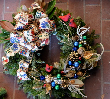 Monday, December 7 – Thursday, December 10 – Holiday Wreath Making