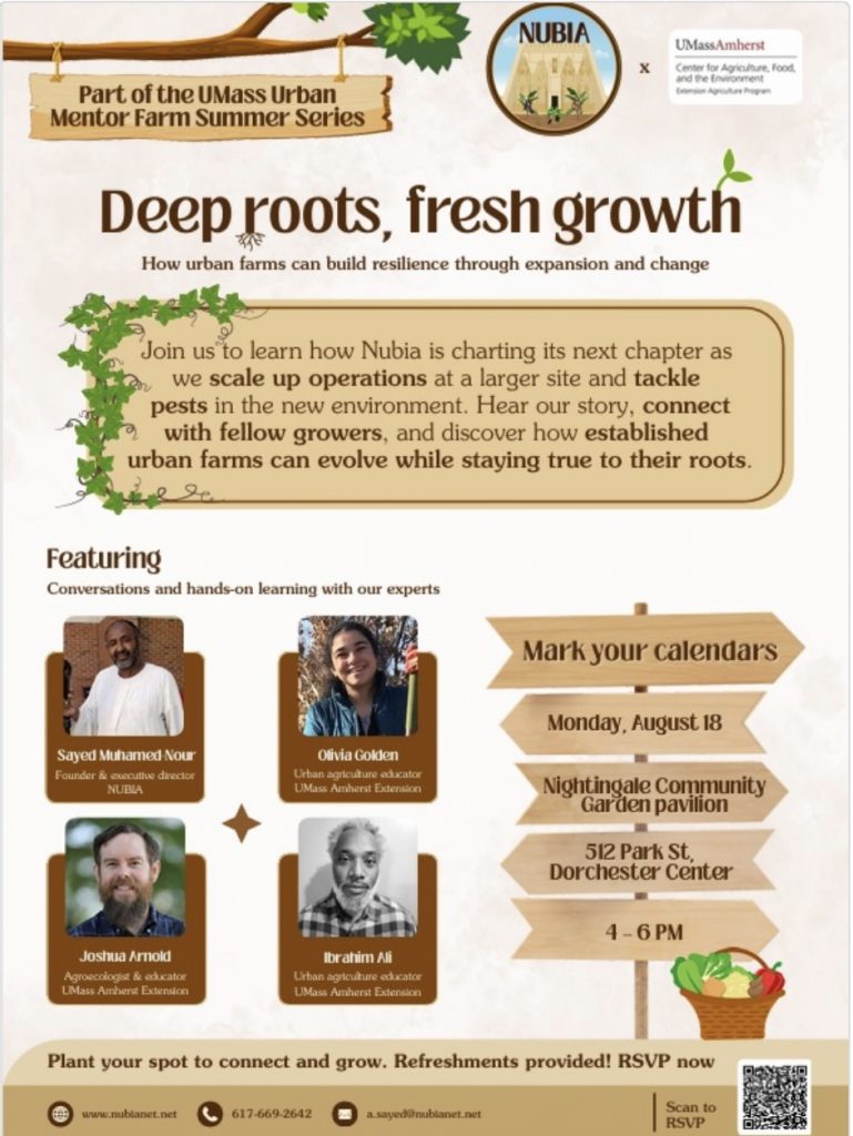 Monday, August 18, 4:00 pm – 6:00 pm – Deep Roots, Fresh Growth ...